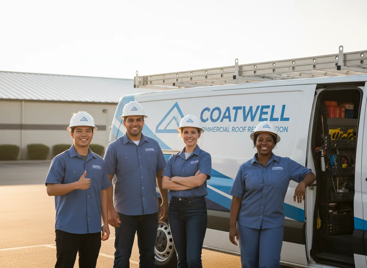 Commercial roof coating company in Gladstone, VA